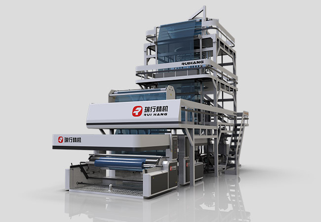 LDPE/LLDPE/HDPE三至五层共挤吹膜机